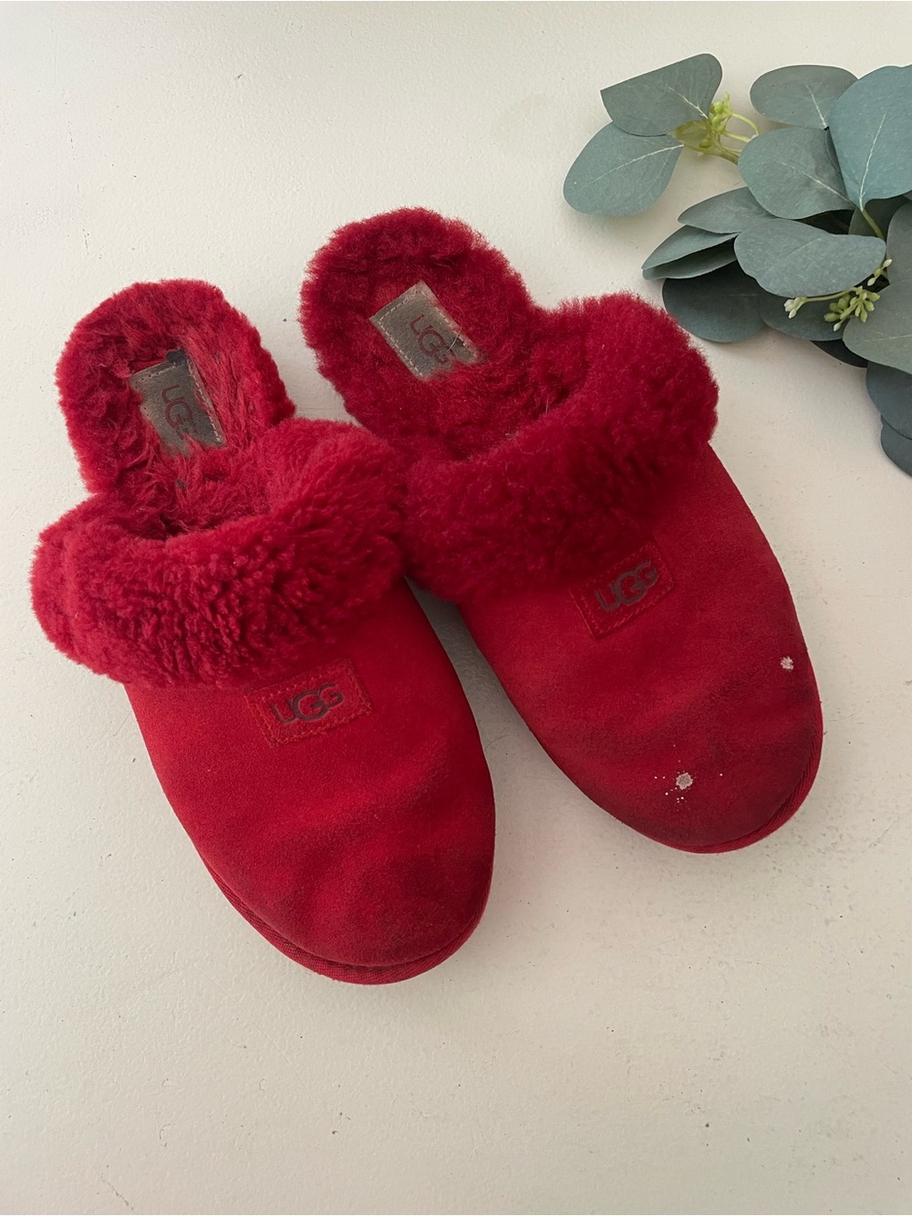 UGG Faux Fur Lined Cozy Slippers